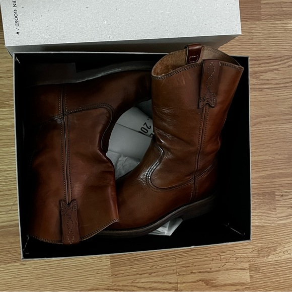 GOLDEN GOOSE BOOTS IN TAN BROWN COLOR 38 - Picture 12 of 15